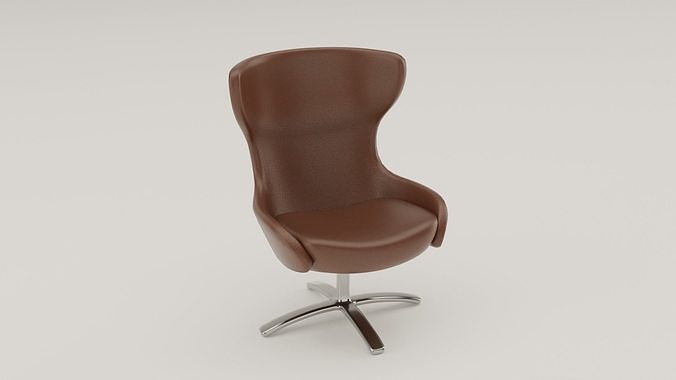 Leather chair 3D model
