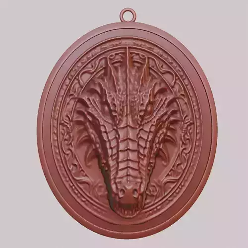 Crocodile Animal Crocodile Animal Pendant 