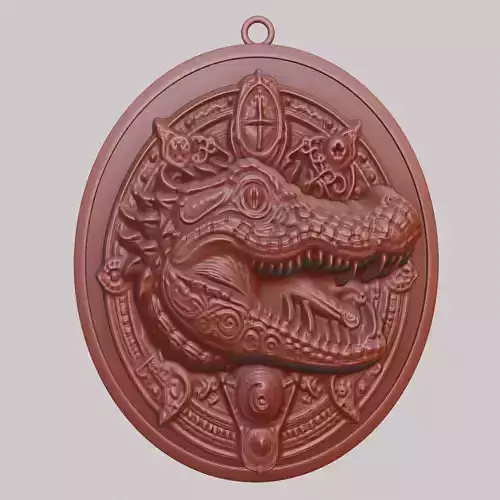 Alligator Animal Alligator Animal Pendant 