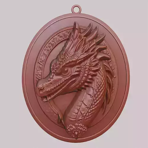 Komodo Dragon Animal Dragon Animal Pendant  3D print model