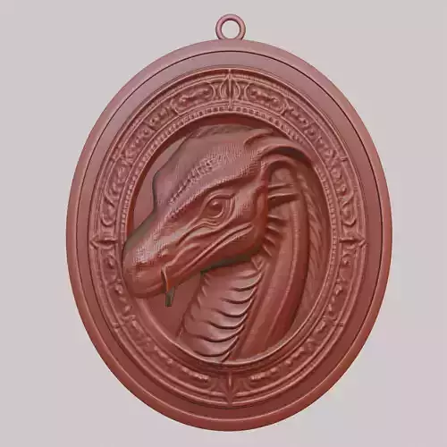 Komodo Dragon Animal Dragon Animal Pendant  3D print model