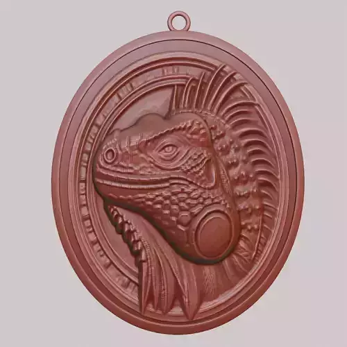 Iguana Animal Iguana Animal Pendant 