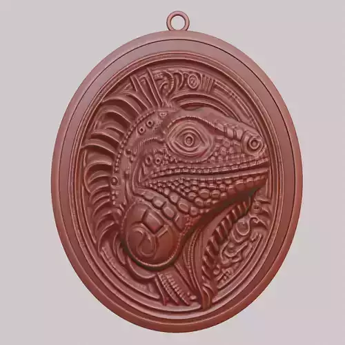 Iguana Animal Iguana Animal Pendant 