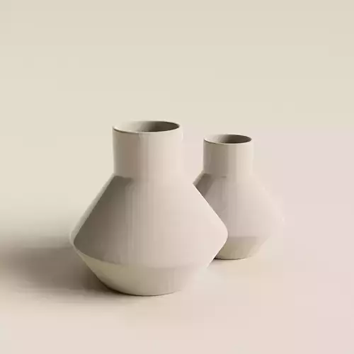 Geometric Form Vase 3D Model