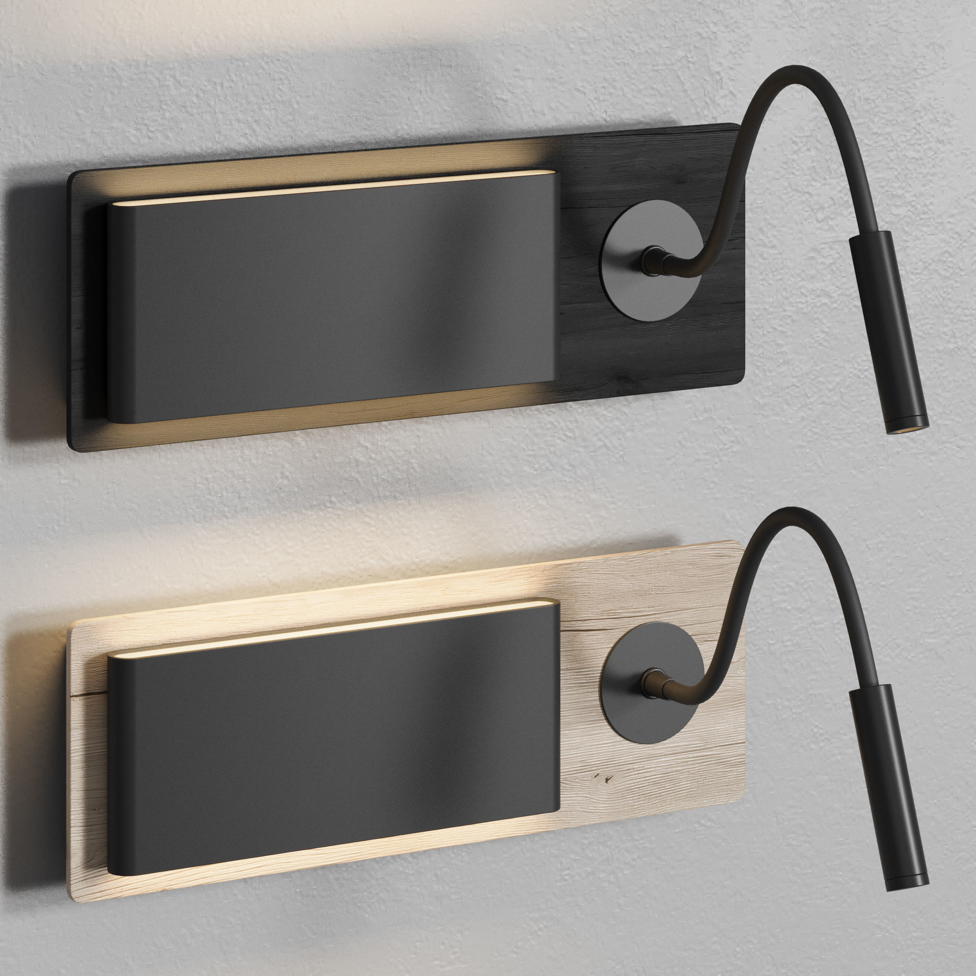 Wall lamp Faro Barcelona MOOD 3D model_5