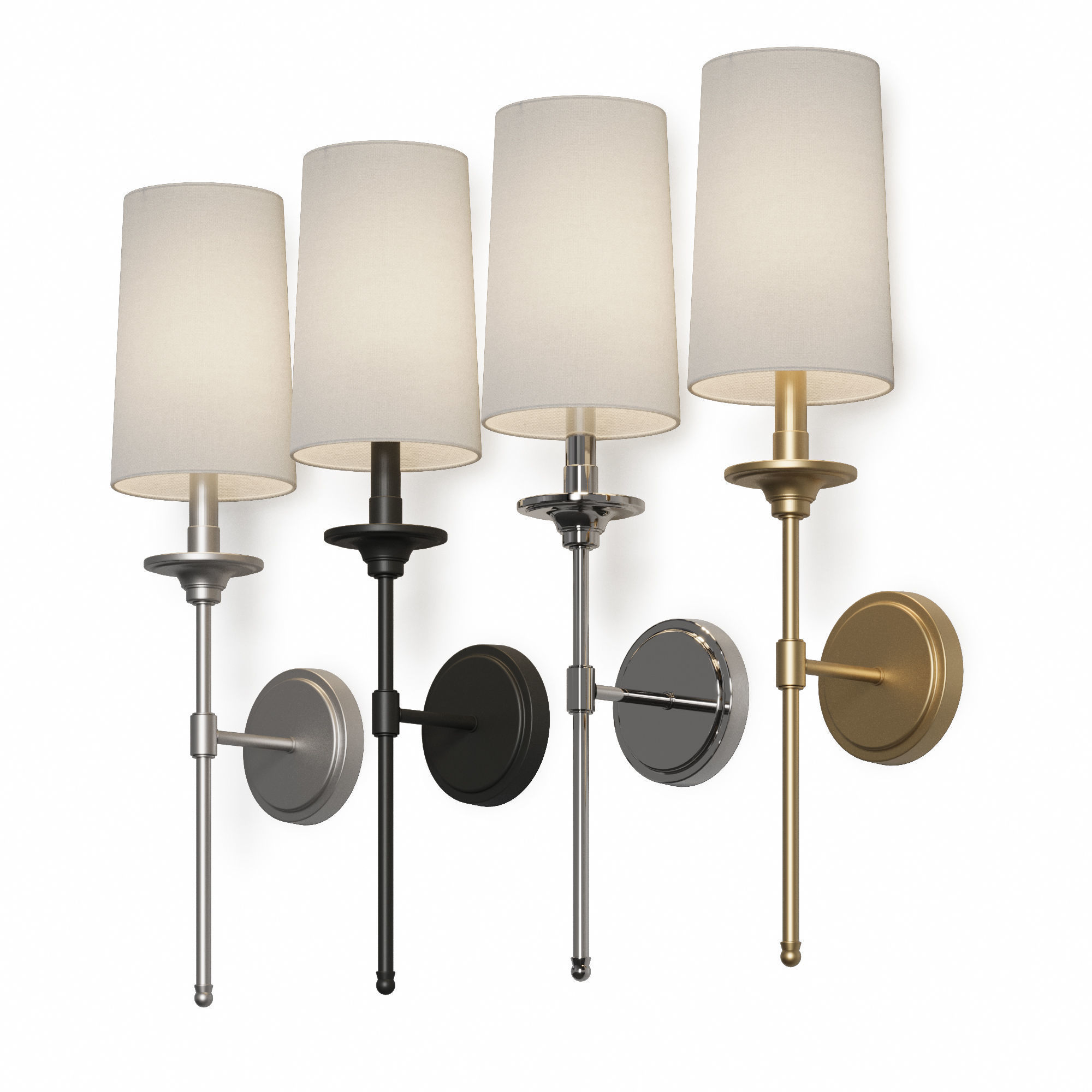 Wall lamp Z-Lite Emily 3033-1S 3D model_1