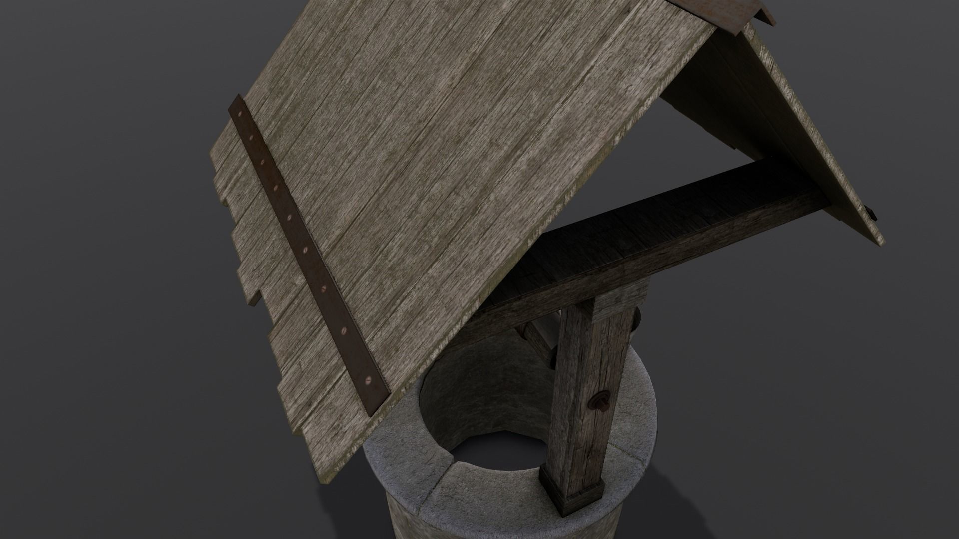 Well 3D Model Low-poly 3D model_13