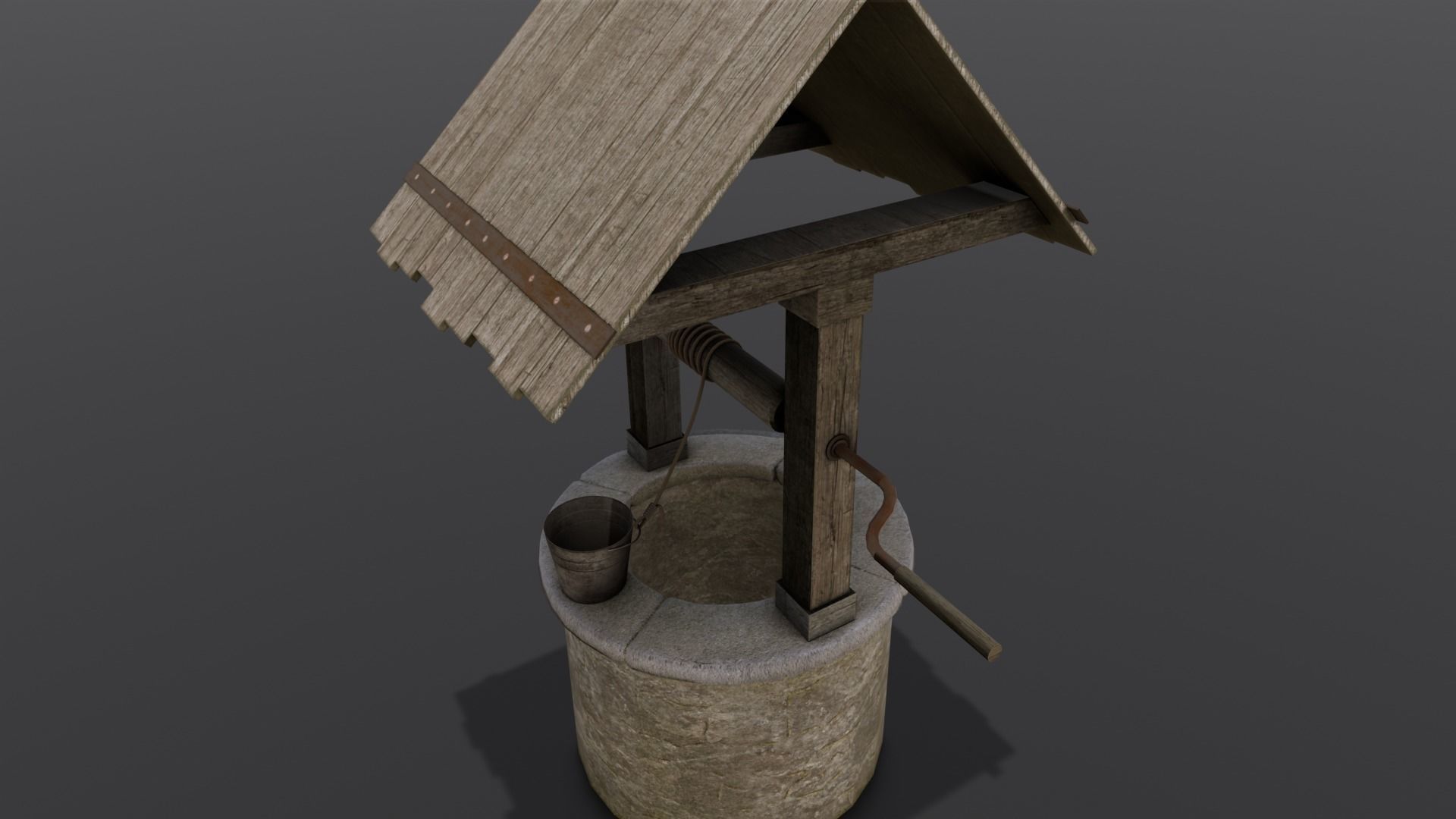 Well 3D Model Low-poly 3D model_11