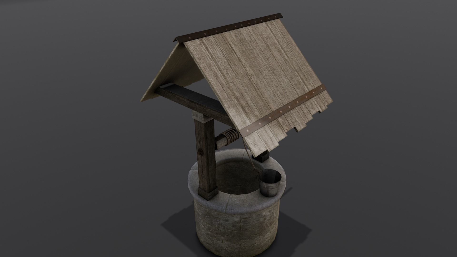 Well 3D Model Low-poly 3D model_14