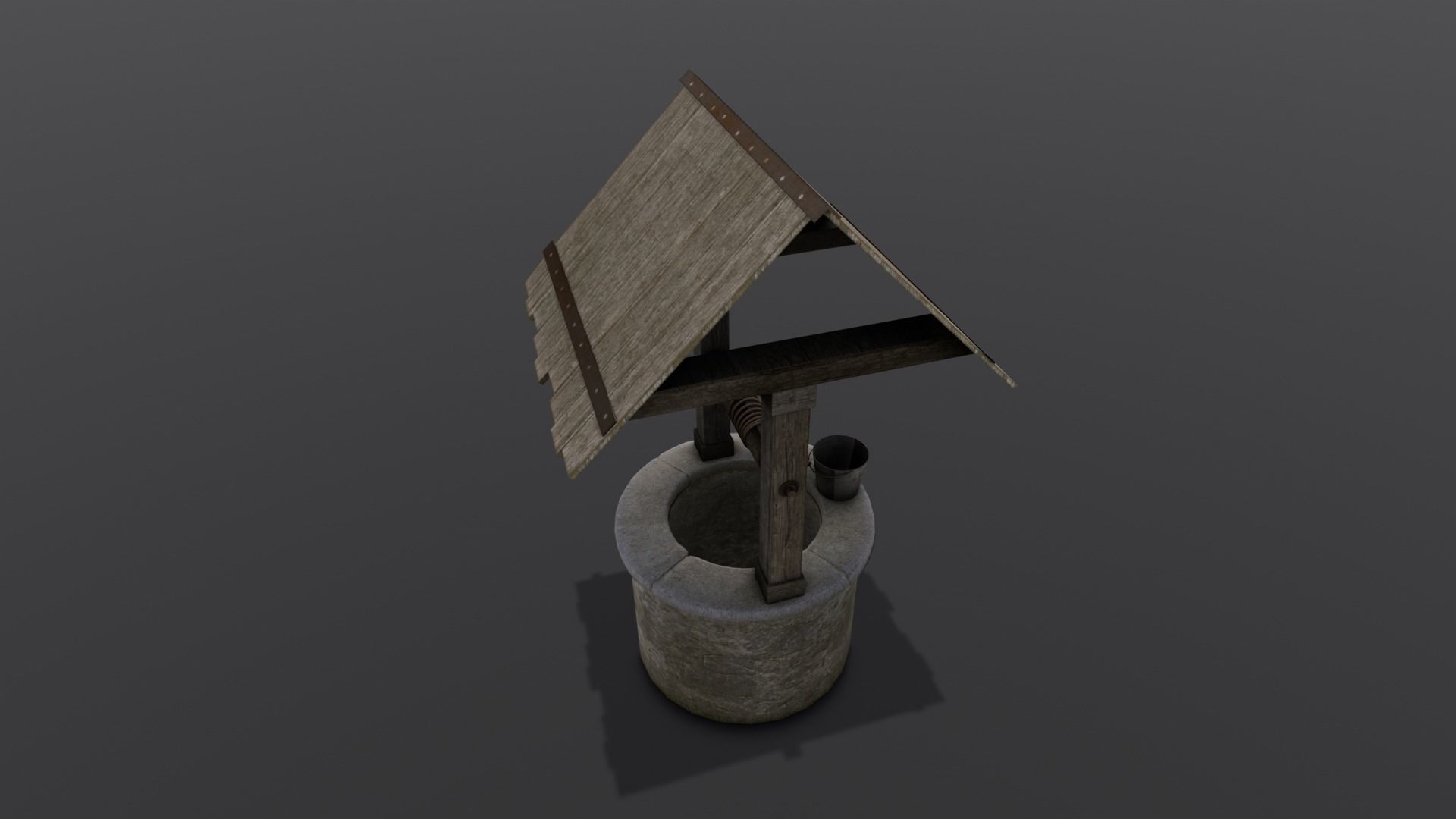 Well 3D Model Low-poly 3D model_15