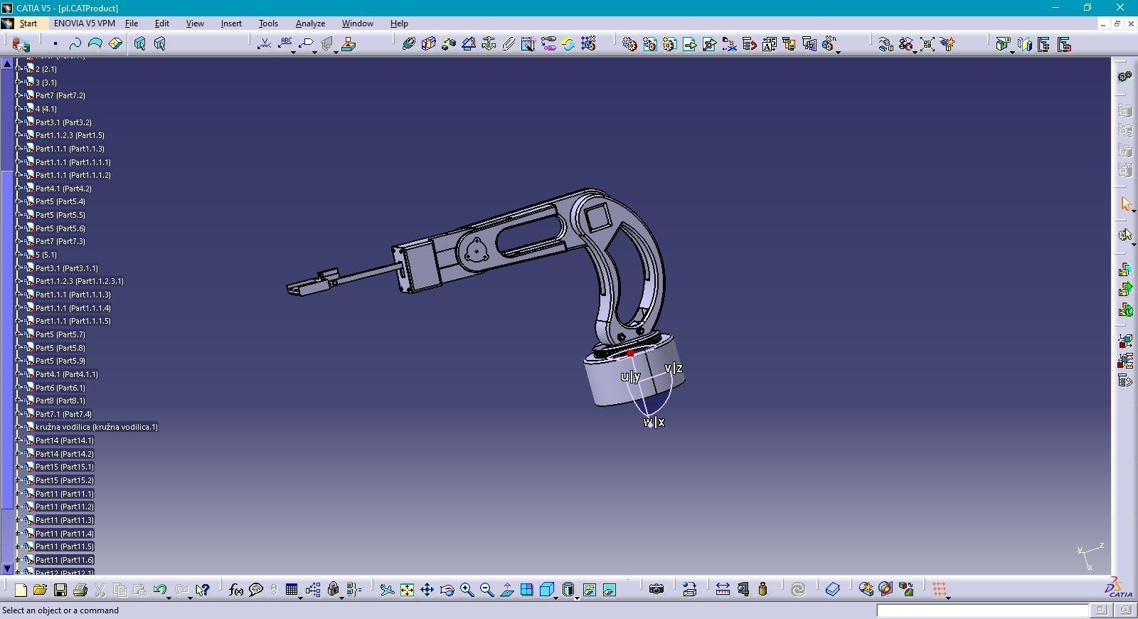 Small robotic hand 3D model_4