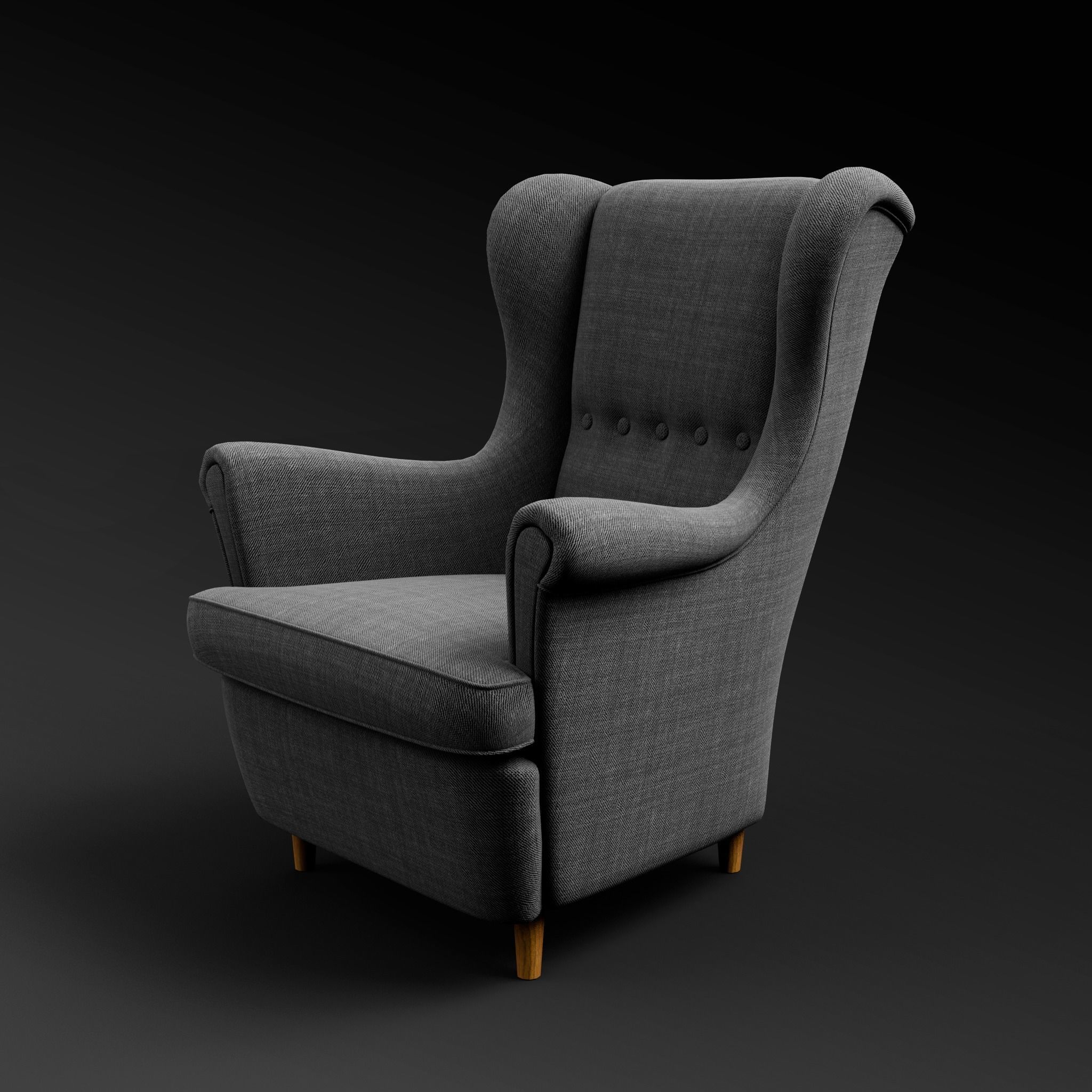 Lounge Chair 3D Model 3D model_6