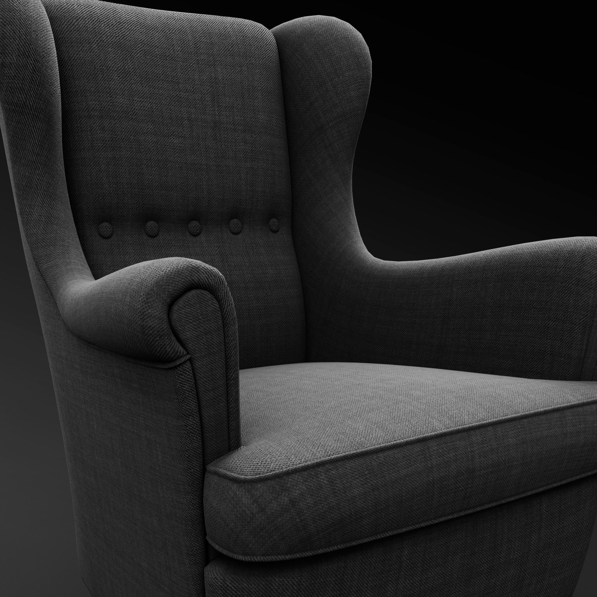 Lounge Chair 3D Model 3D model_9