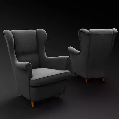 Lounge Chair 3D Model 3D model