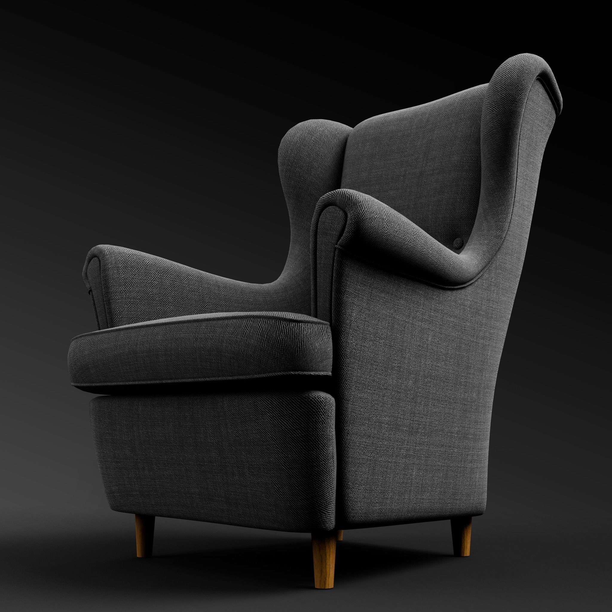 Lounge Chair 3D Model 3D model_7