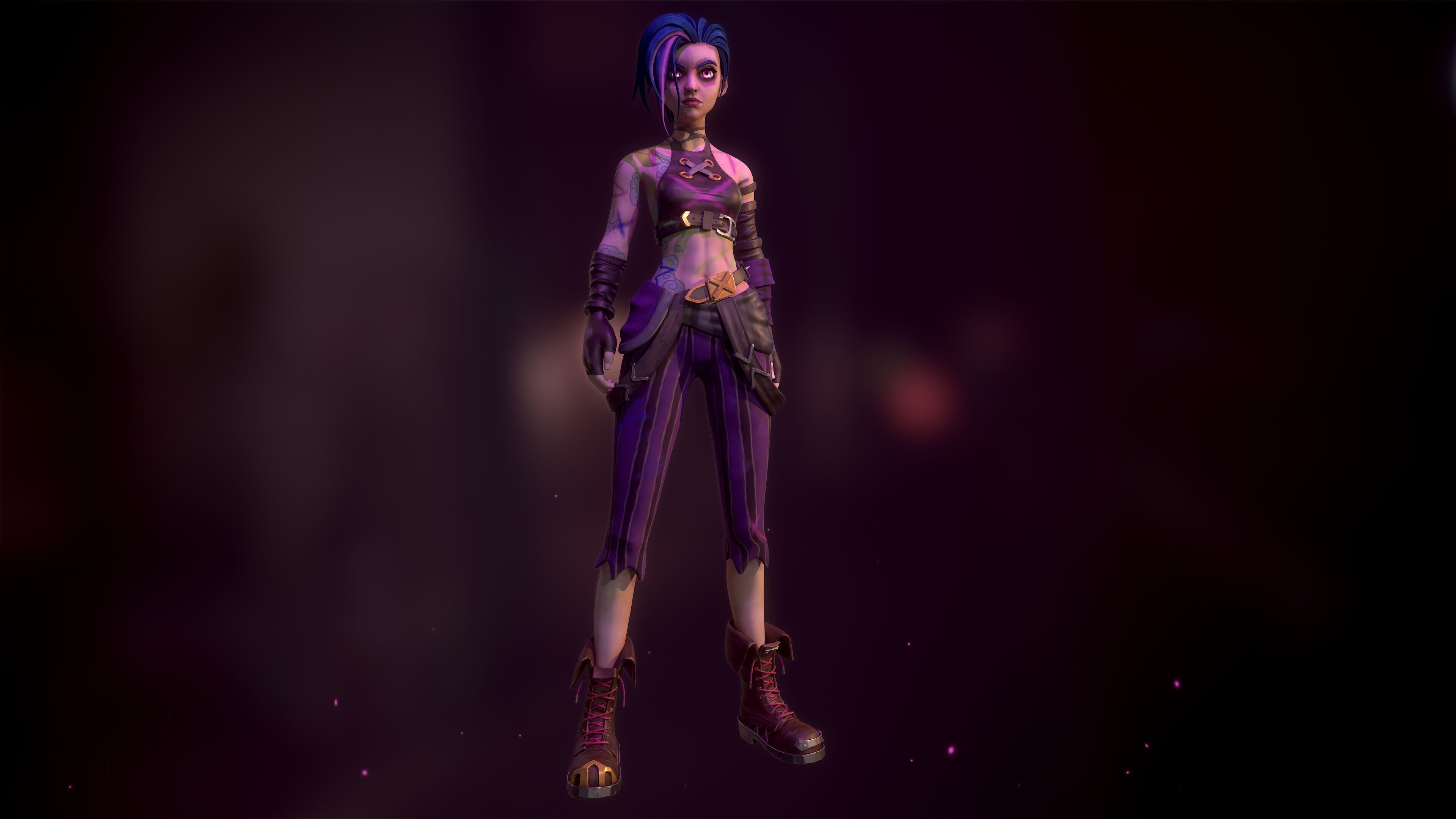 Jinx Character model Low-poly 3D model_2