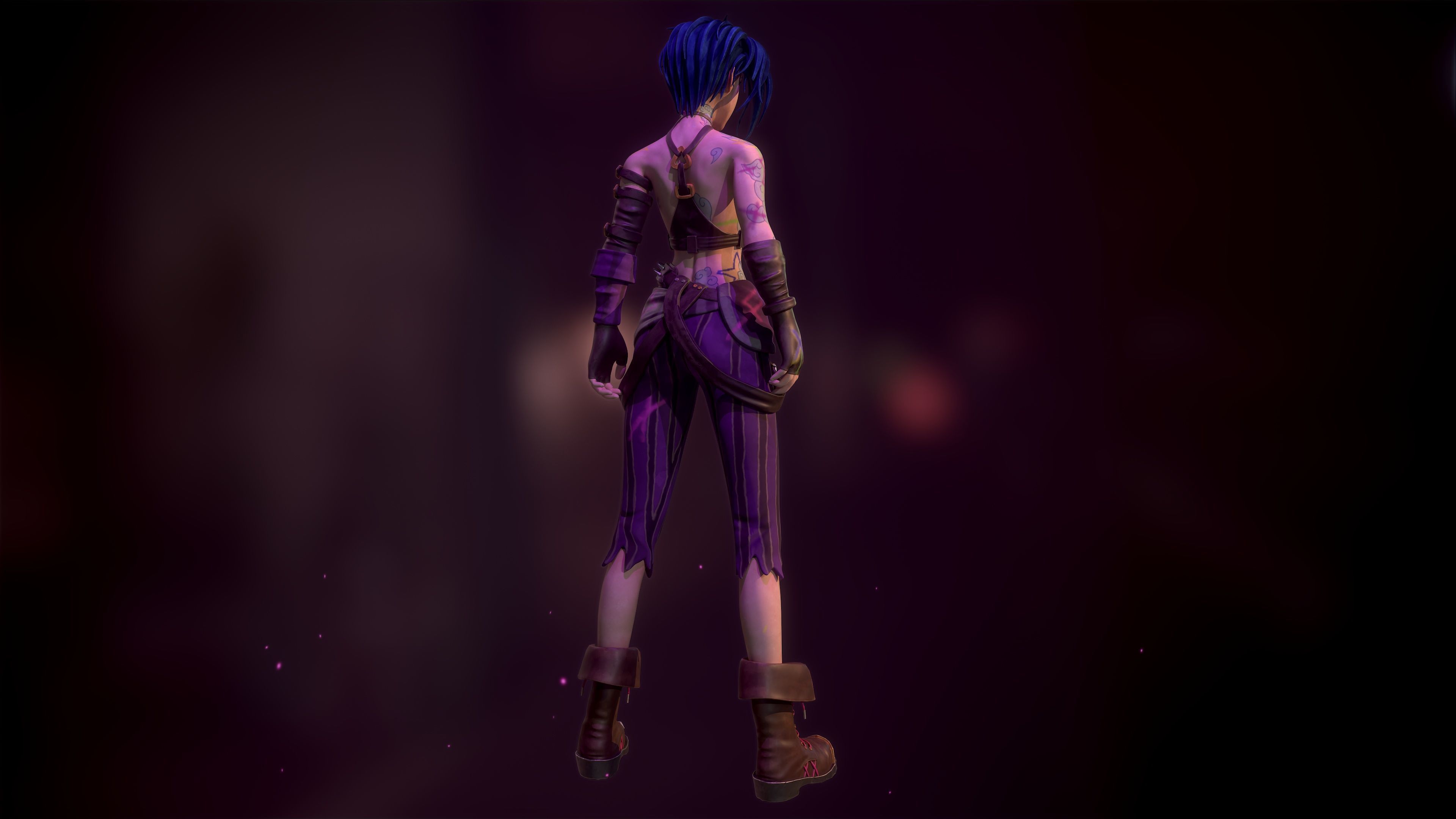 Jinx Character model Low-poly 3D model_5