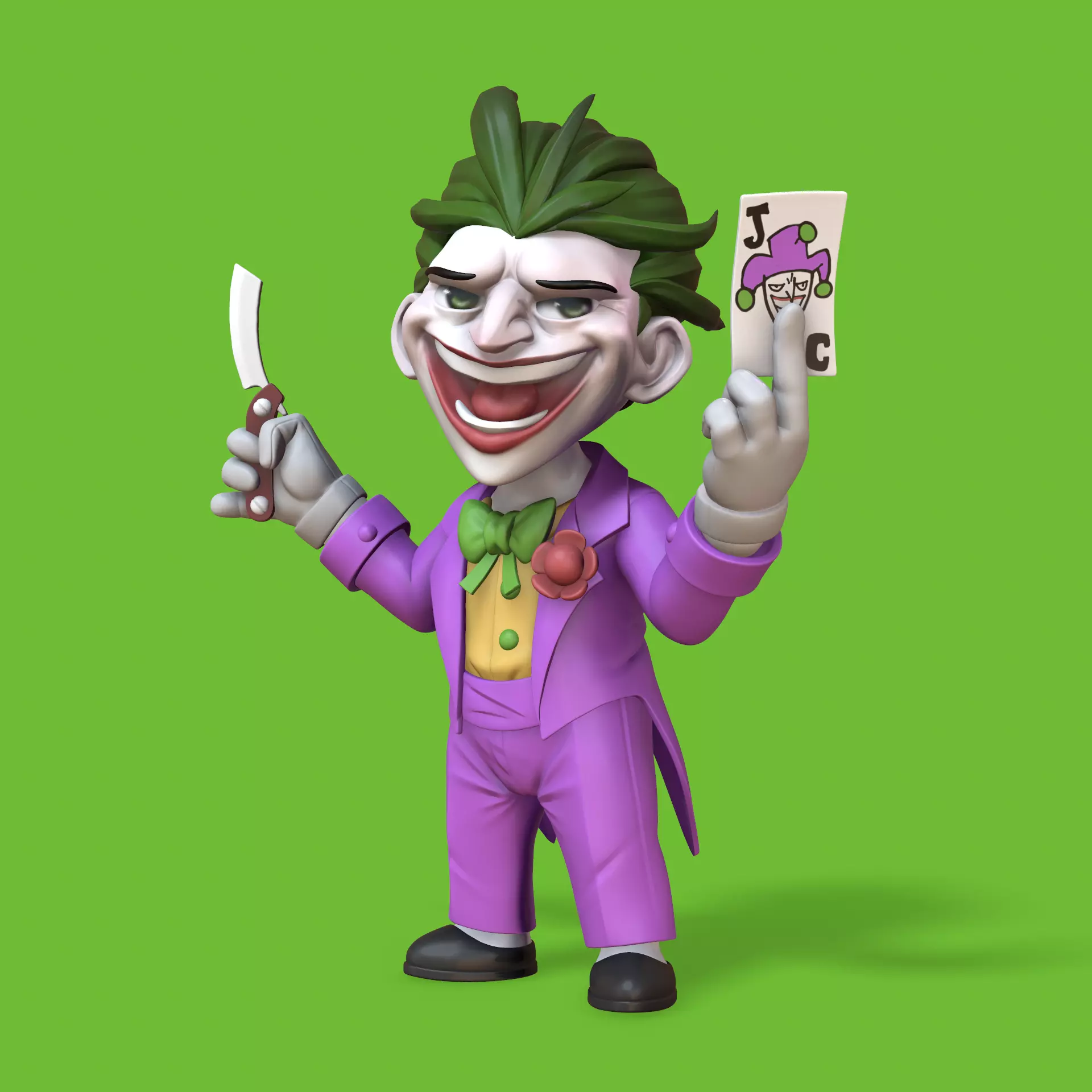 Joker 3D print model_0