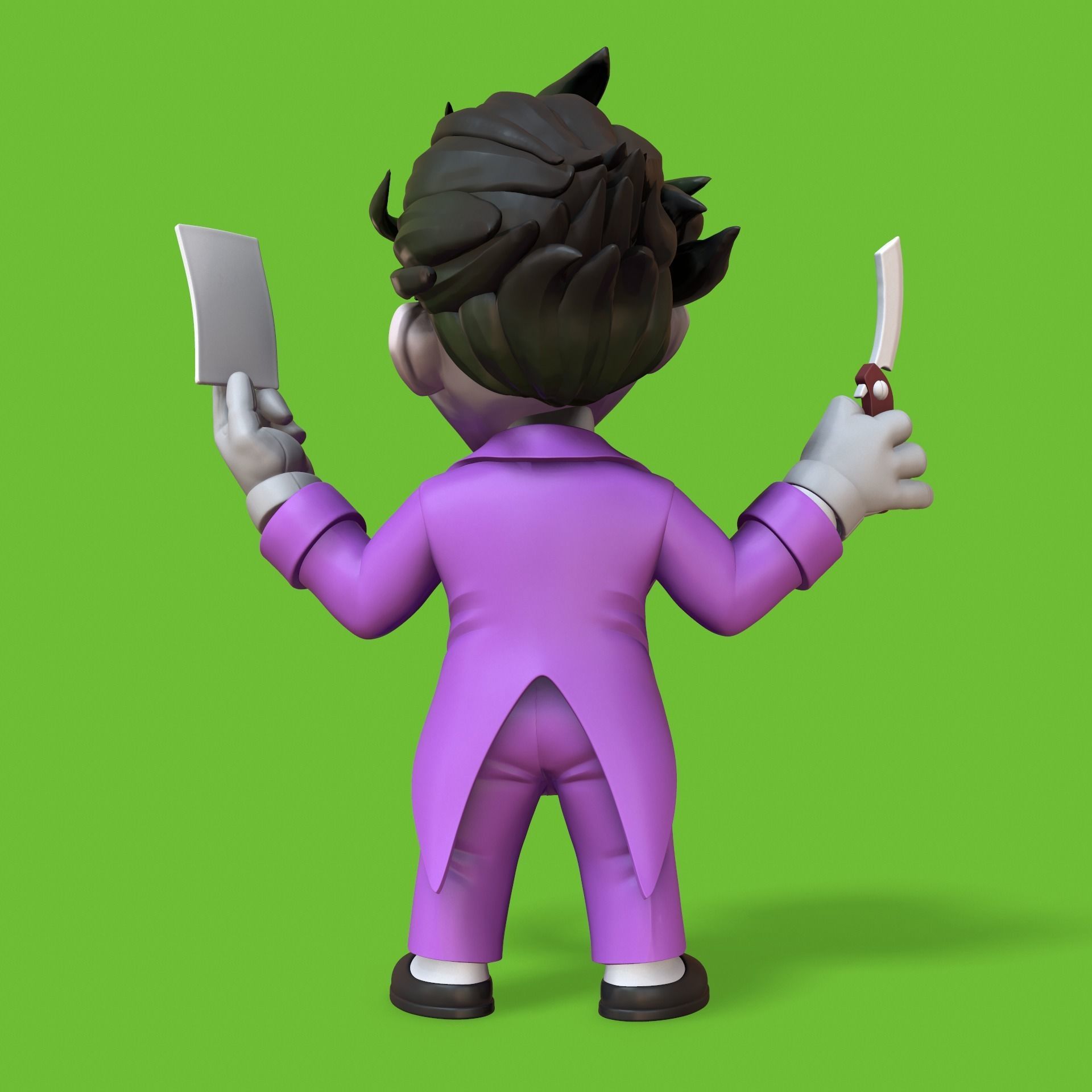 Joker 3D print model_4