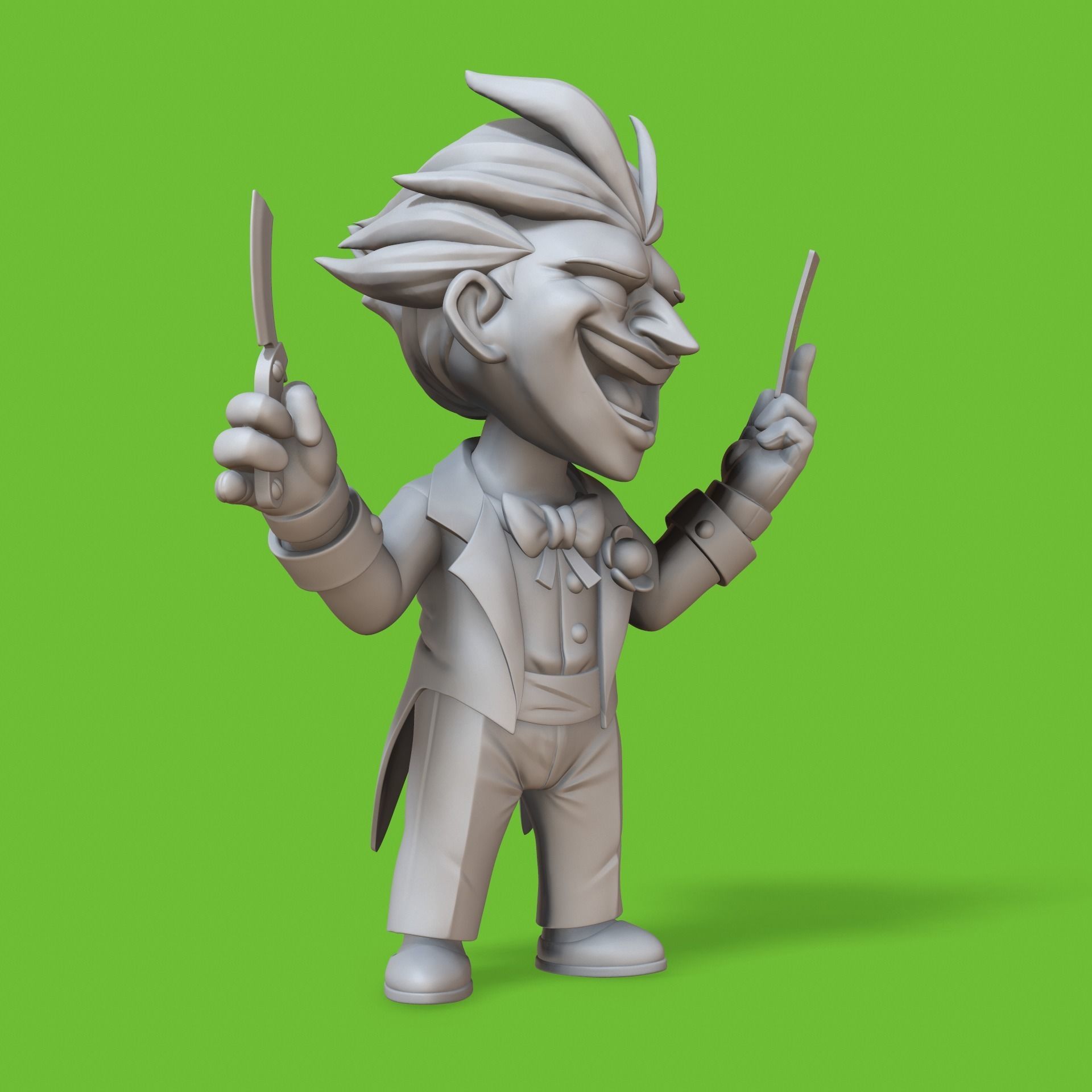 Joker 3D print model_3