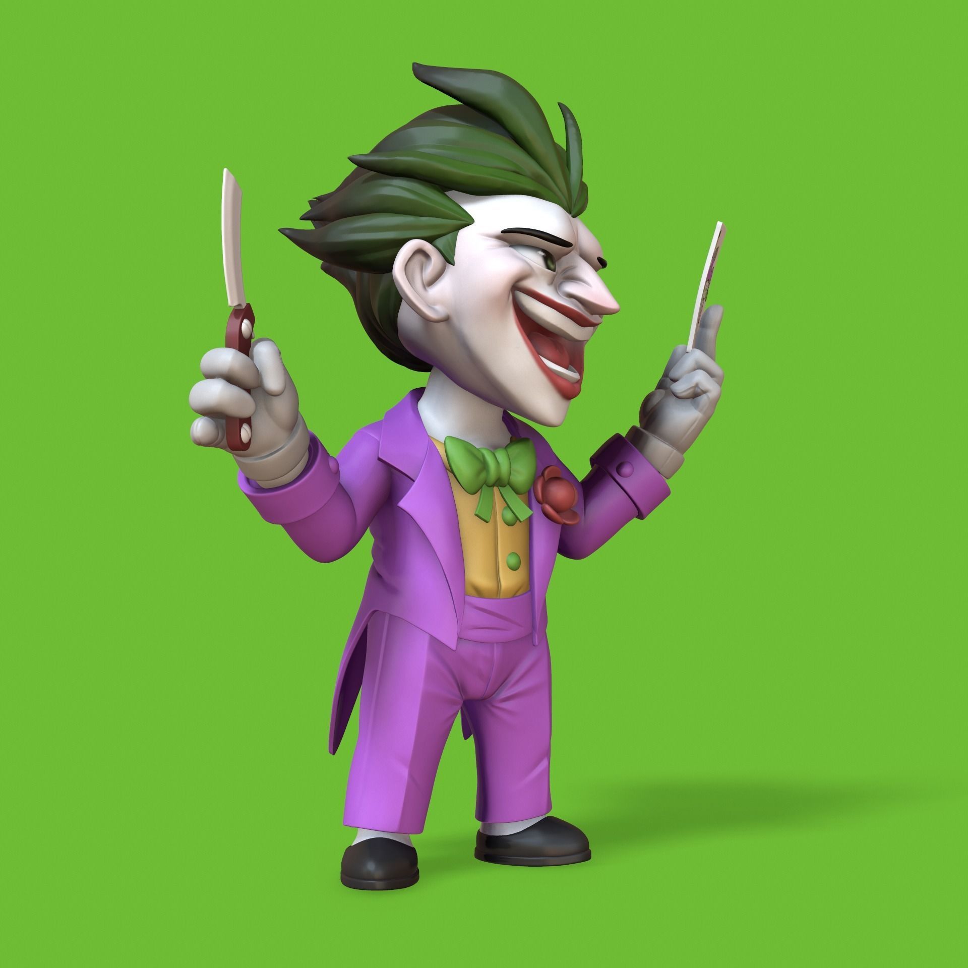 Joker 3D print model_2