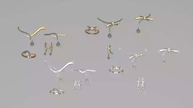 both 1st and 2nd set earrings - ring - grurmette