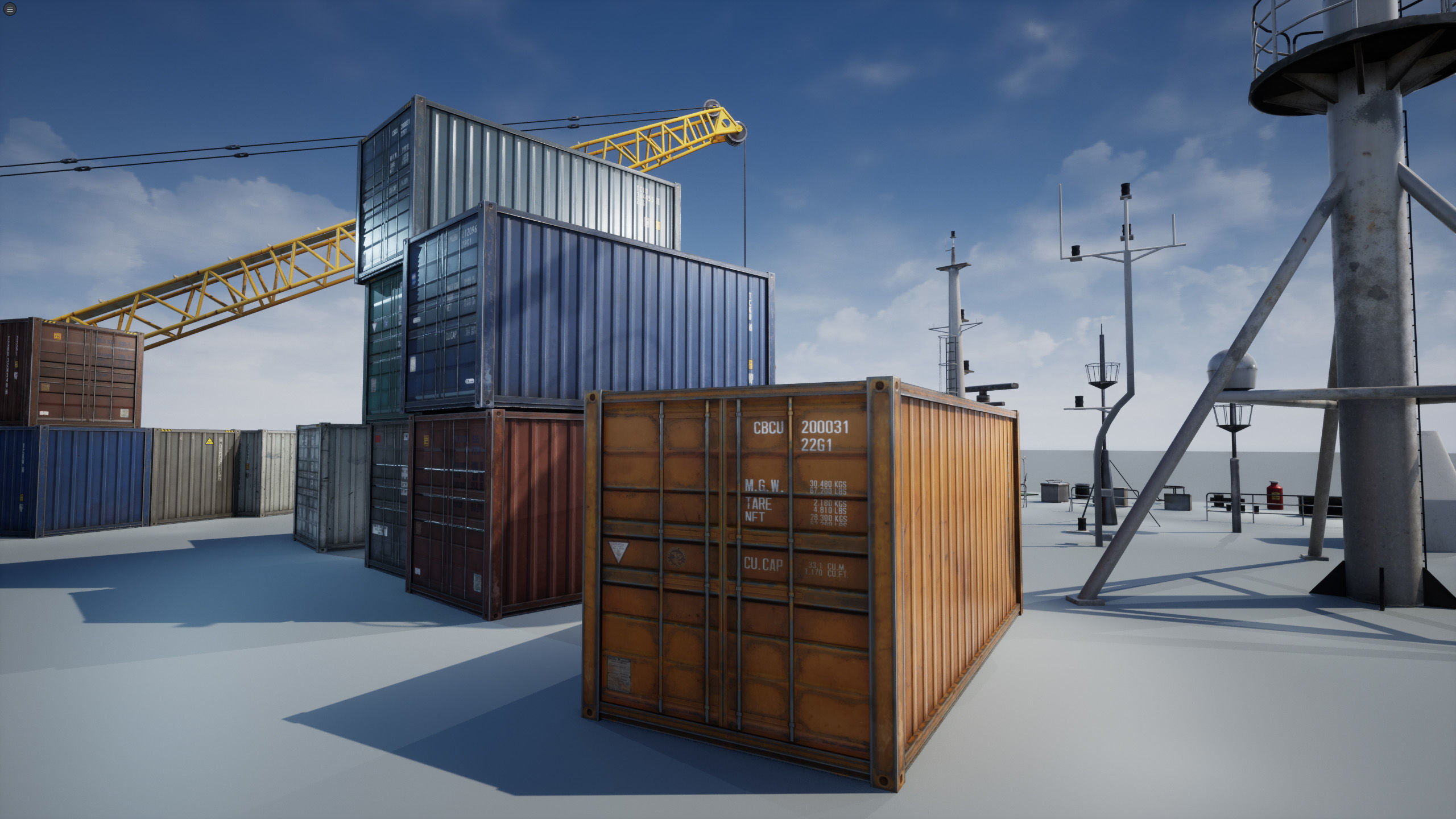 Ship Props Pack Low-poly 3D model_40