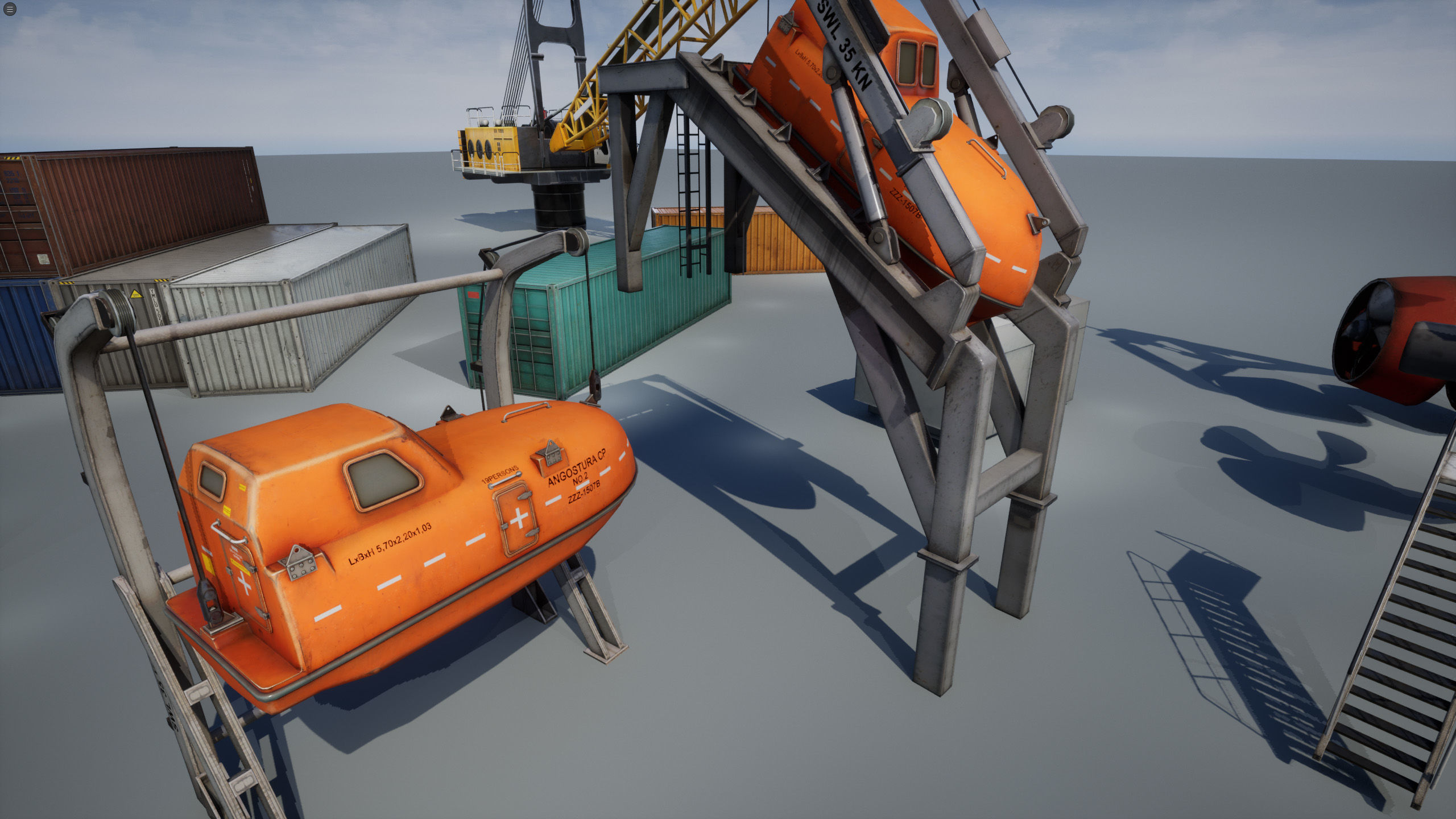 Ship Props Pack Low-poly 3D model_26