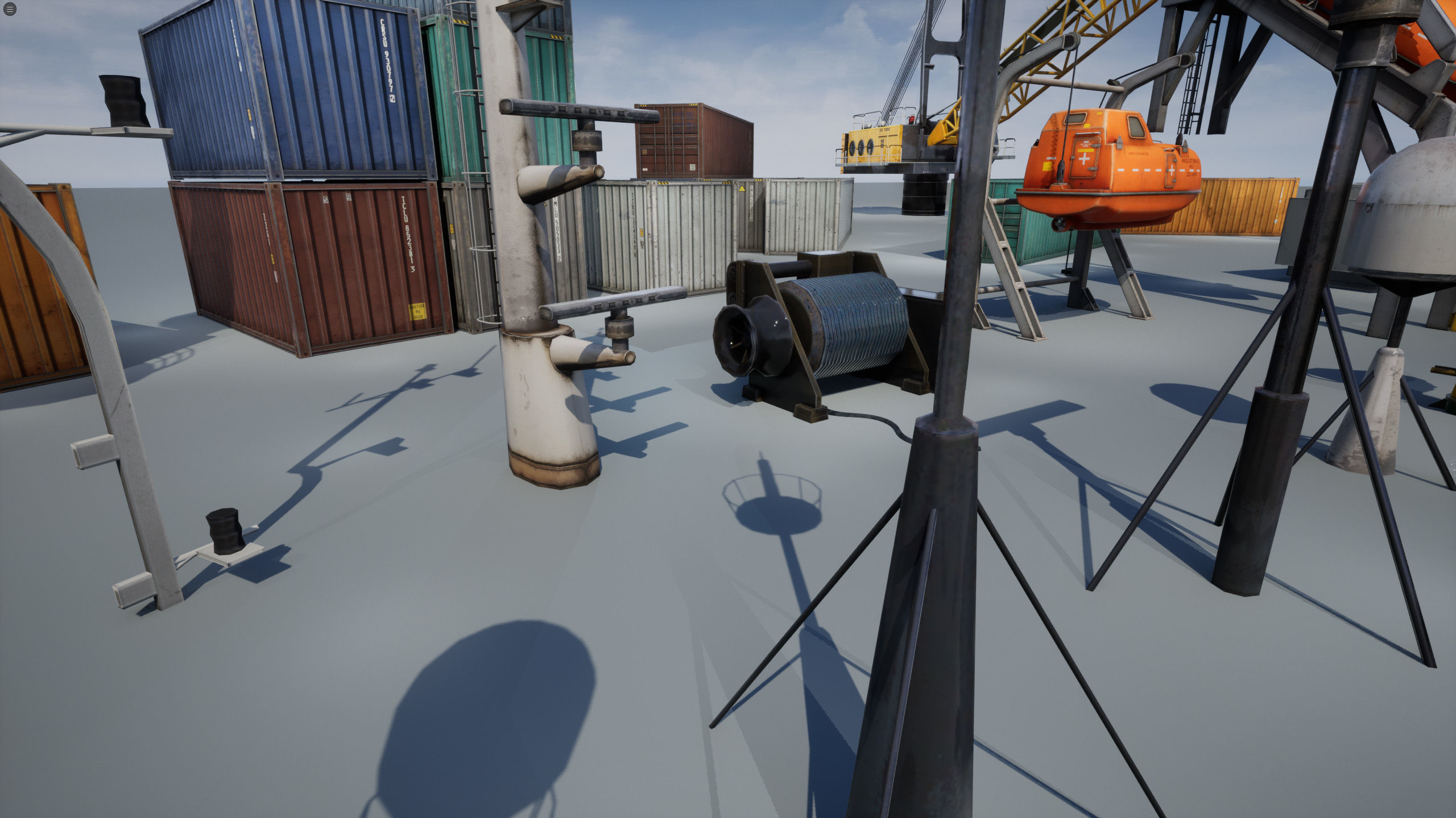 Ship Props Pack Low-poly 3D model_25