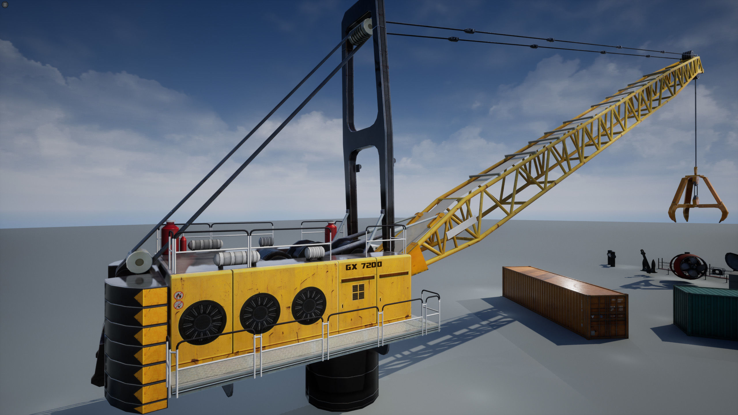 Ship Props Pack Low-poly 3D model_45