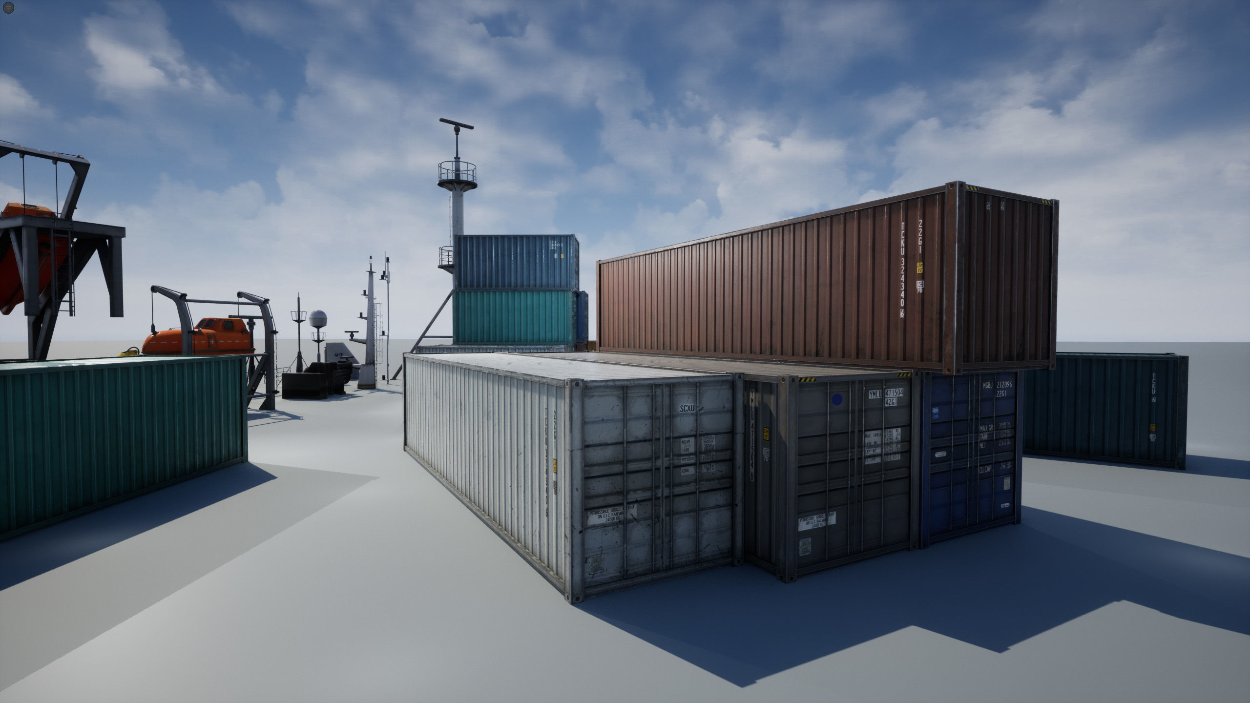 Ship Props Pack Low-poly 3D model_37