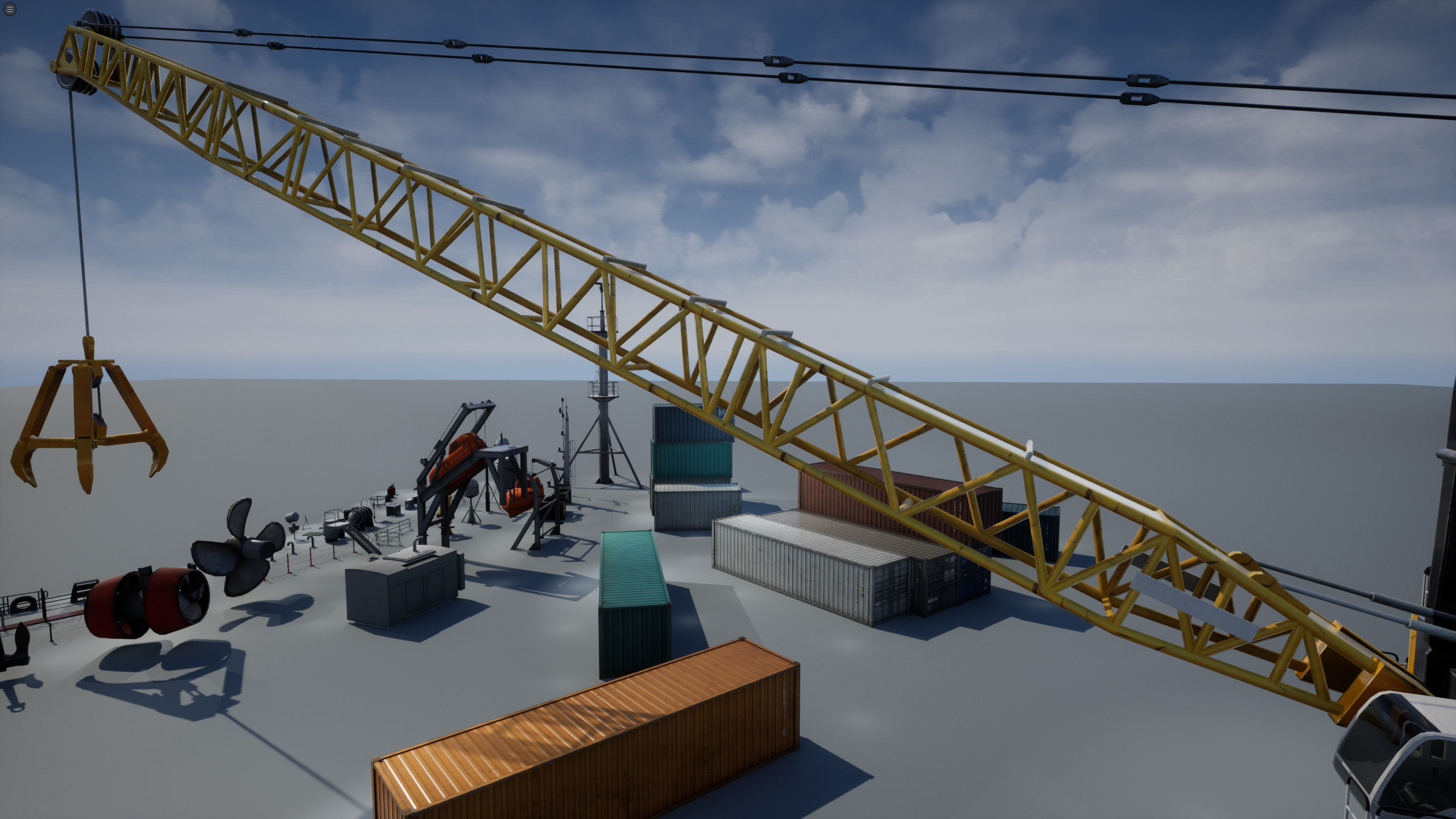 Ship Props Pack Low-poly 3D model_42