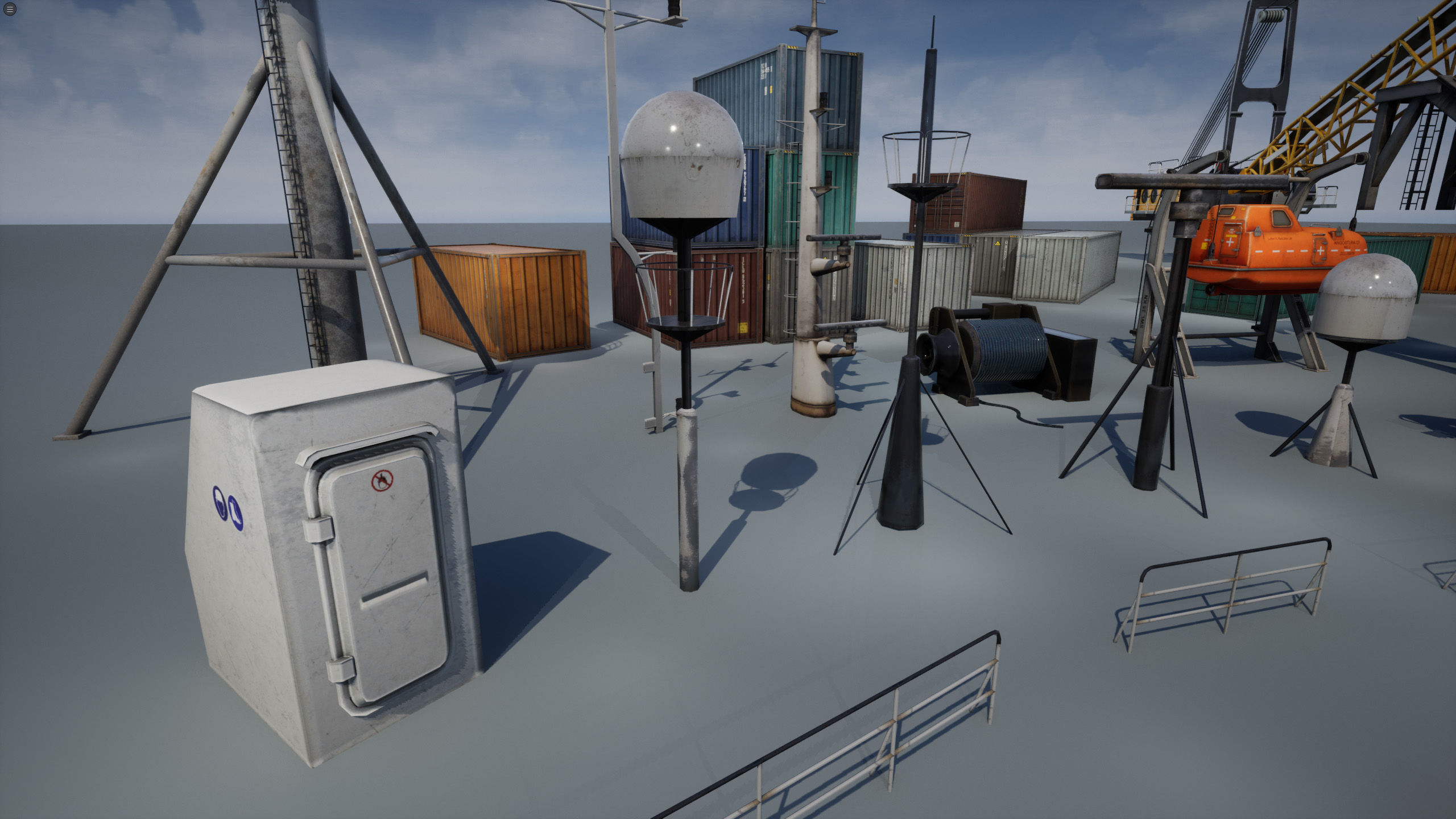 Ship Props Pack Low-poly 3D model_32