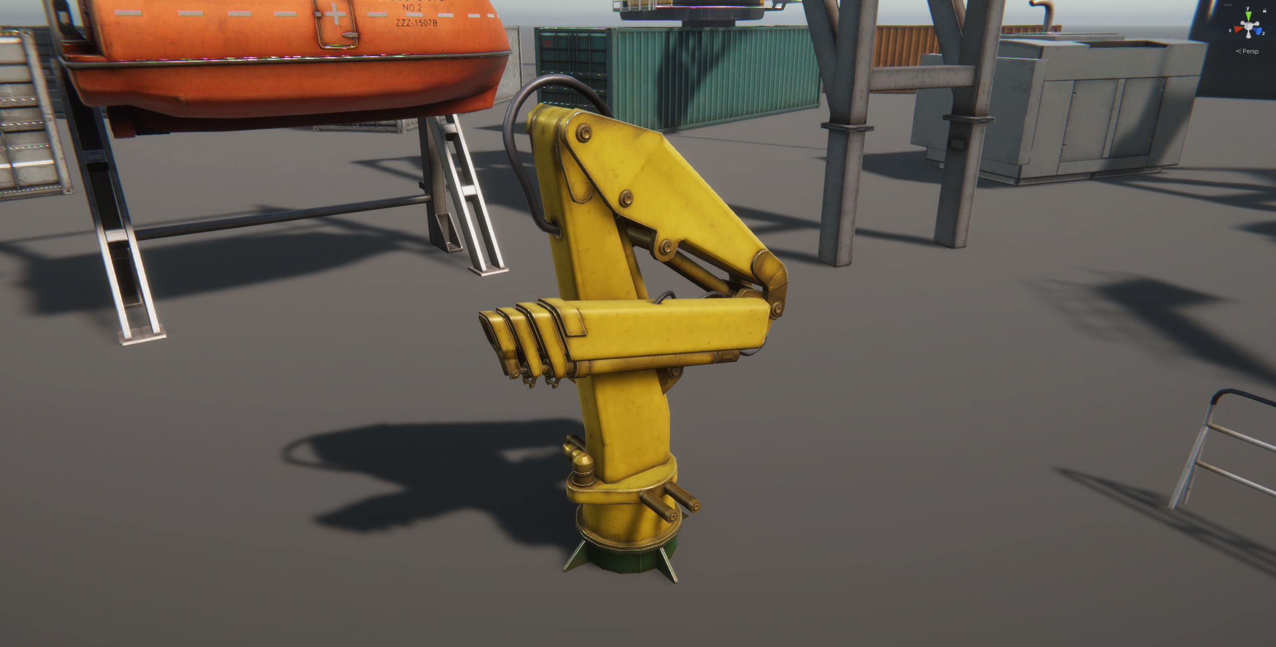 Ship Props Pack Low-poly 3D model_13