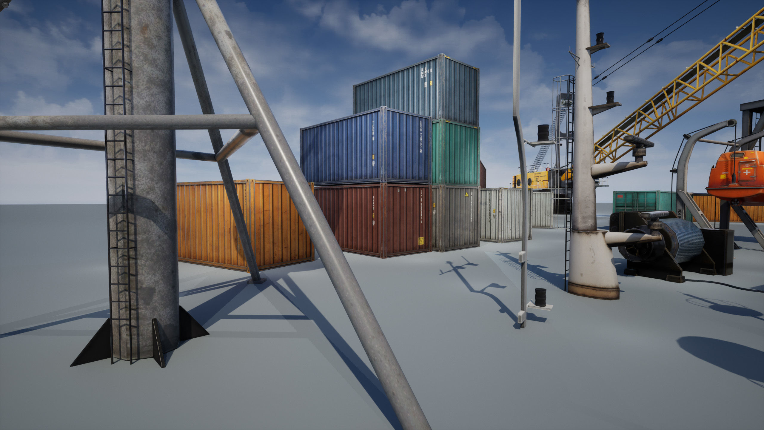 Ship Props Pack Low-poly 3D model_27