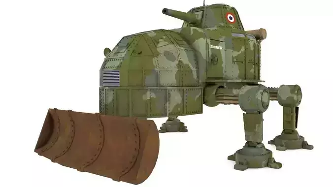 Dieselpunk Tank 3D model