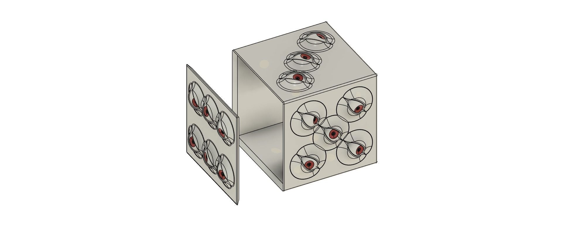 Prison realm cube - Jujutsu kaisen 3D print model_4