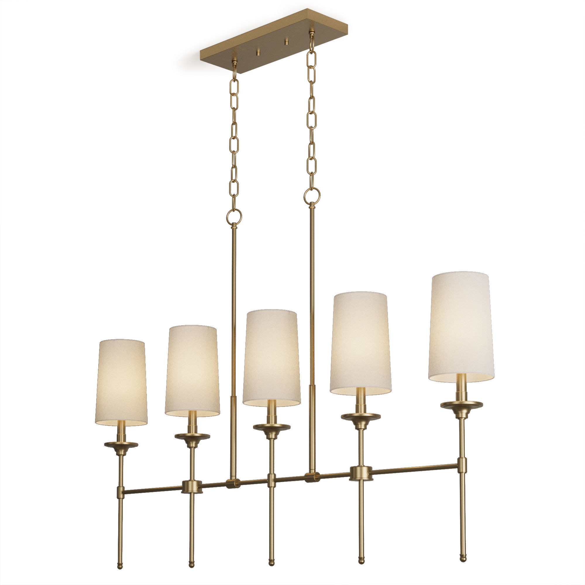 Linear chandelier Z-Lite Emily 3033-5L 3D model_2
