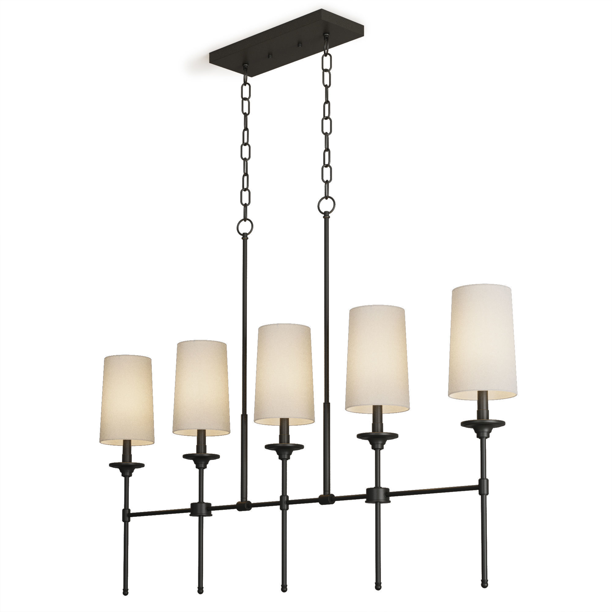 Linear chandelier Z-Lite Emily 3033-5L 3D model_1