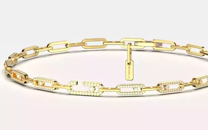 Necklace Messika - Move Link Multi