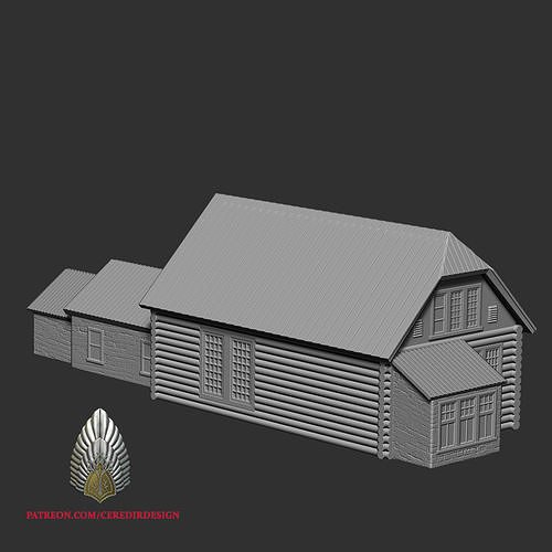 N Scale Train Canadian Pacific House 3d digital download 3D print model