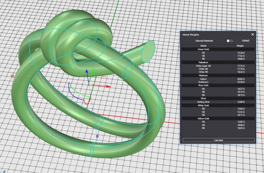 Tiffany Ring - Knot Double Row  3D print model_4