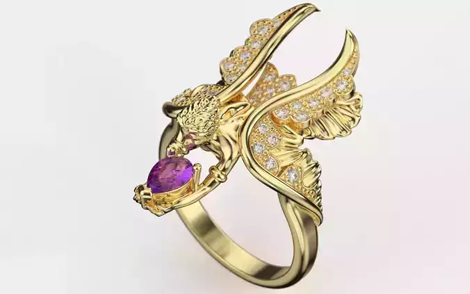 Magerit Ring 3D print model
