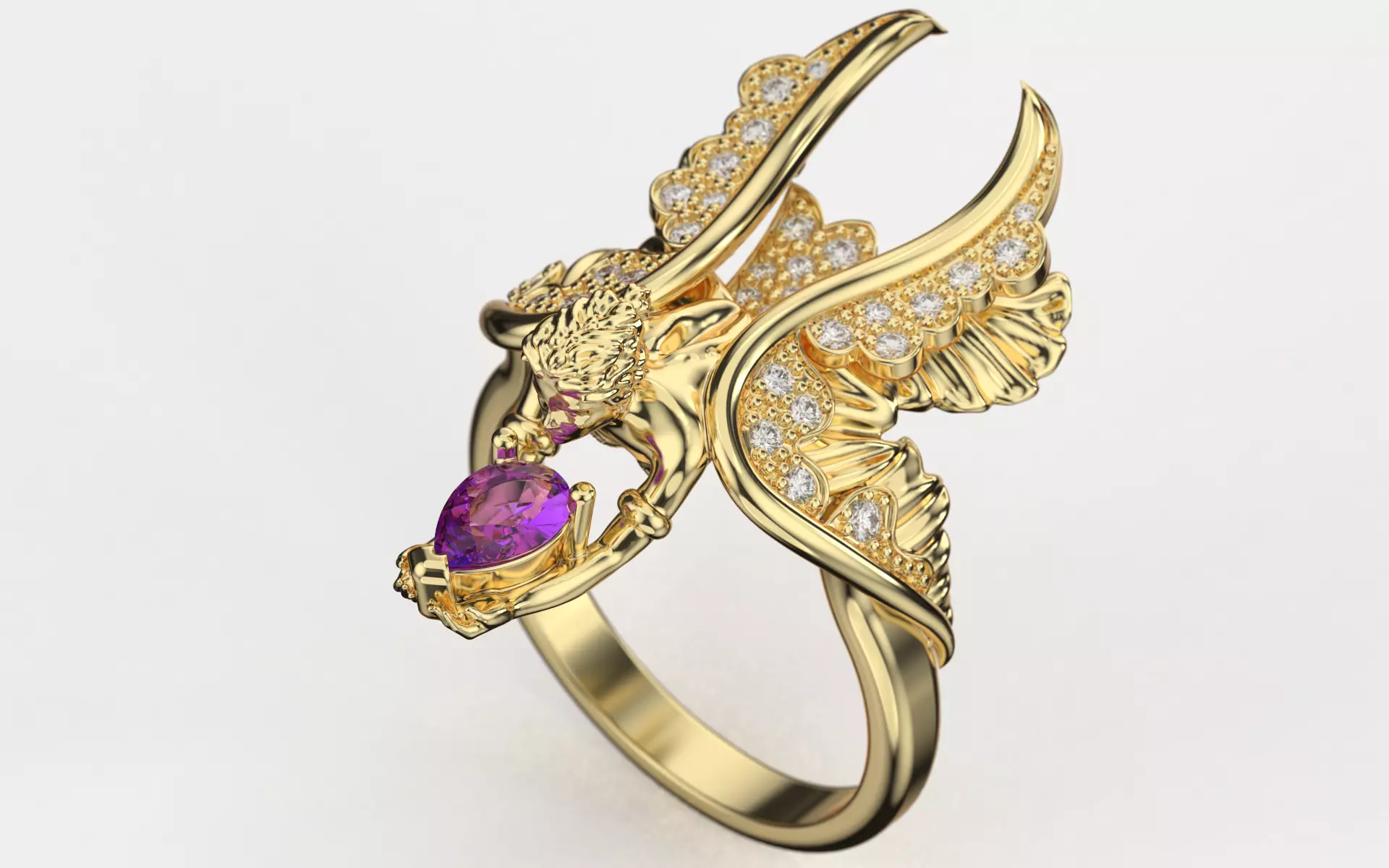 Magerit Ring 3D print model_0