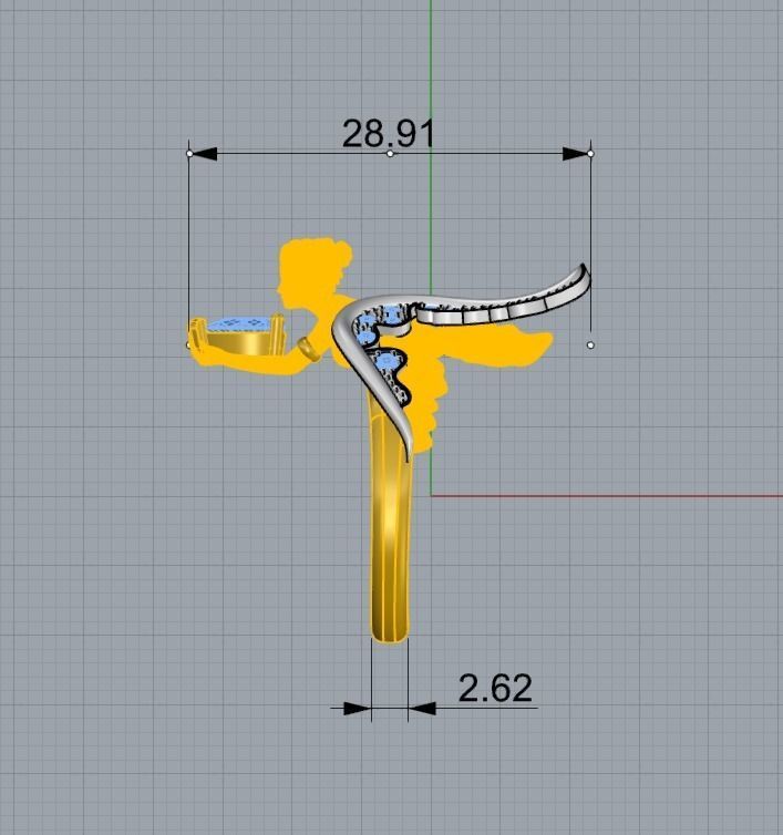 Magerit Ring 3D print model_3