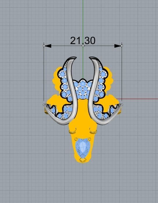 Magerit Ring 3D print model_4