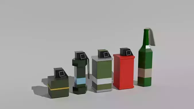 Grenades Free 3D model