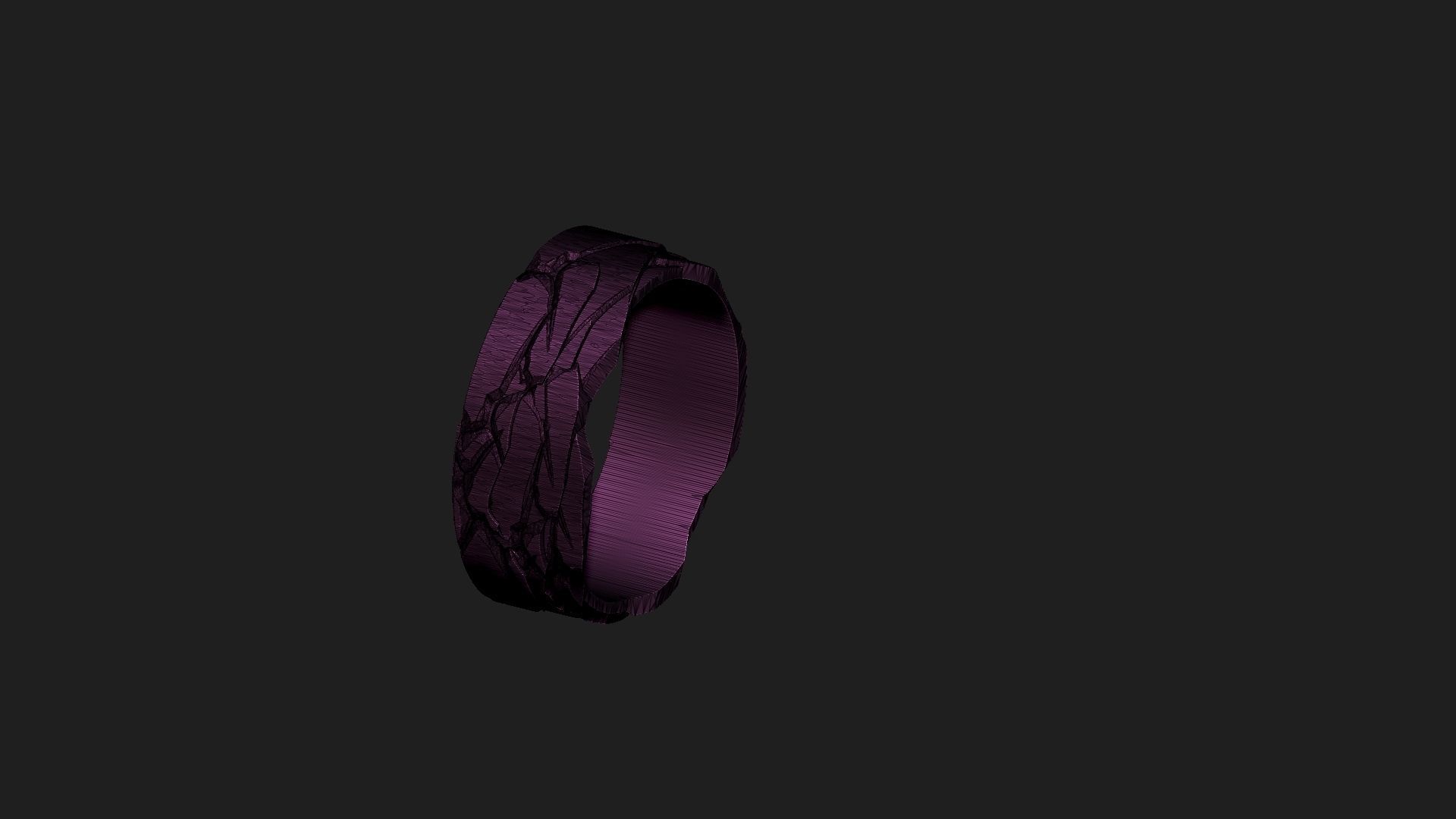 ring mountains 3D print model_4