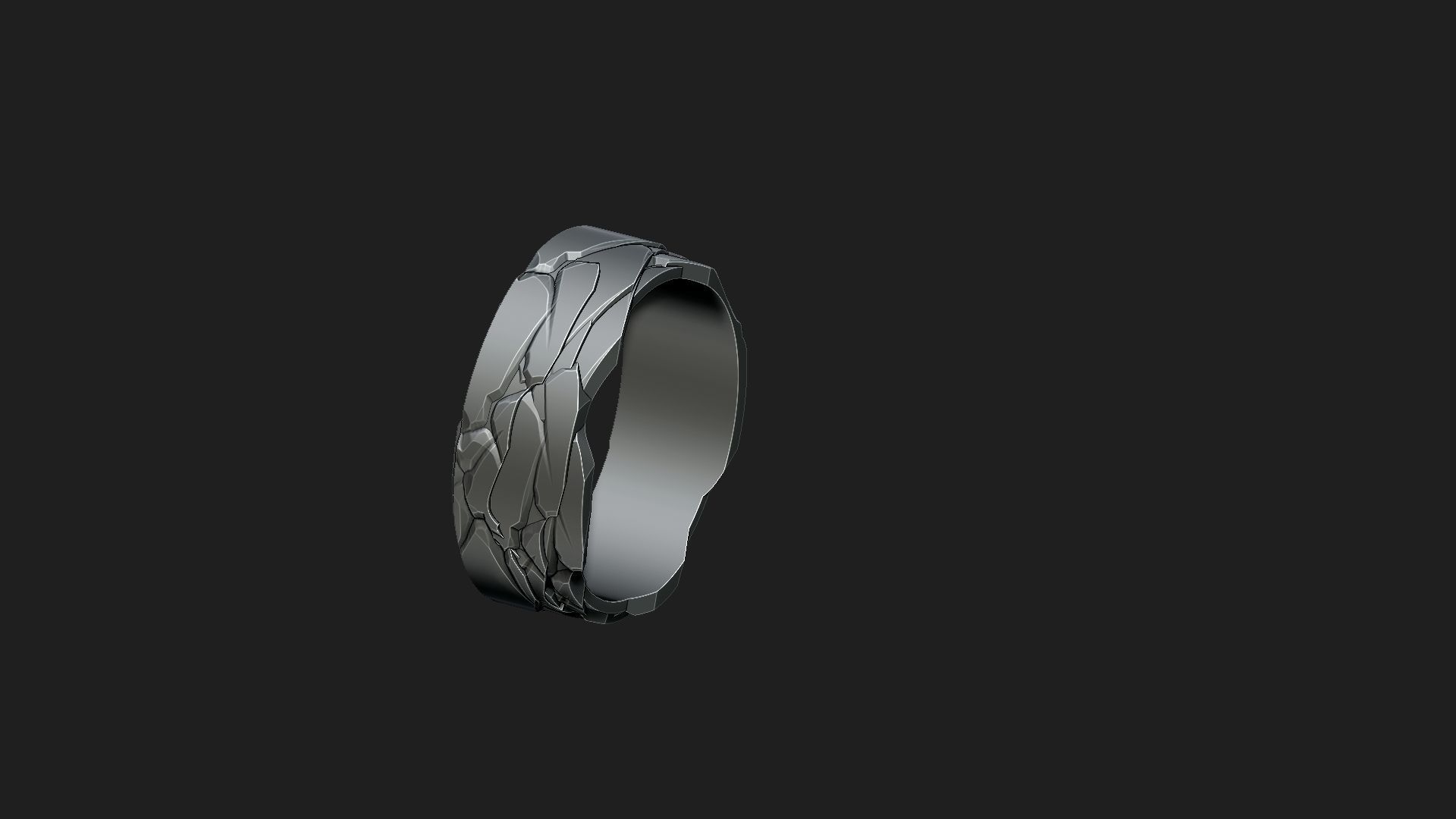 ring mountains 3D print model_1