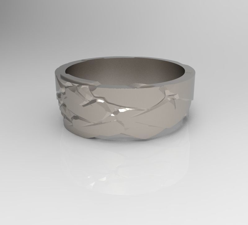ring mountains 3D print model_3